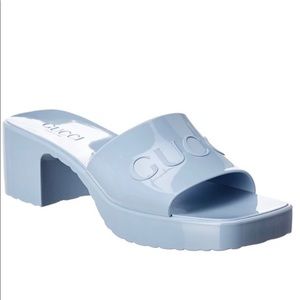 Brand new authentic Gucci rubber slides size 39